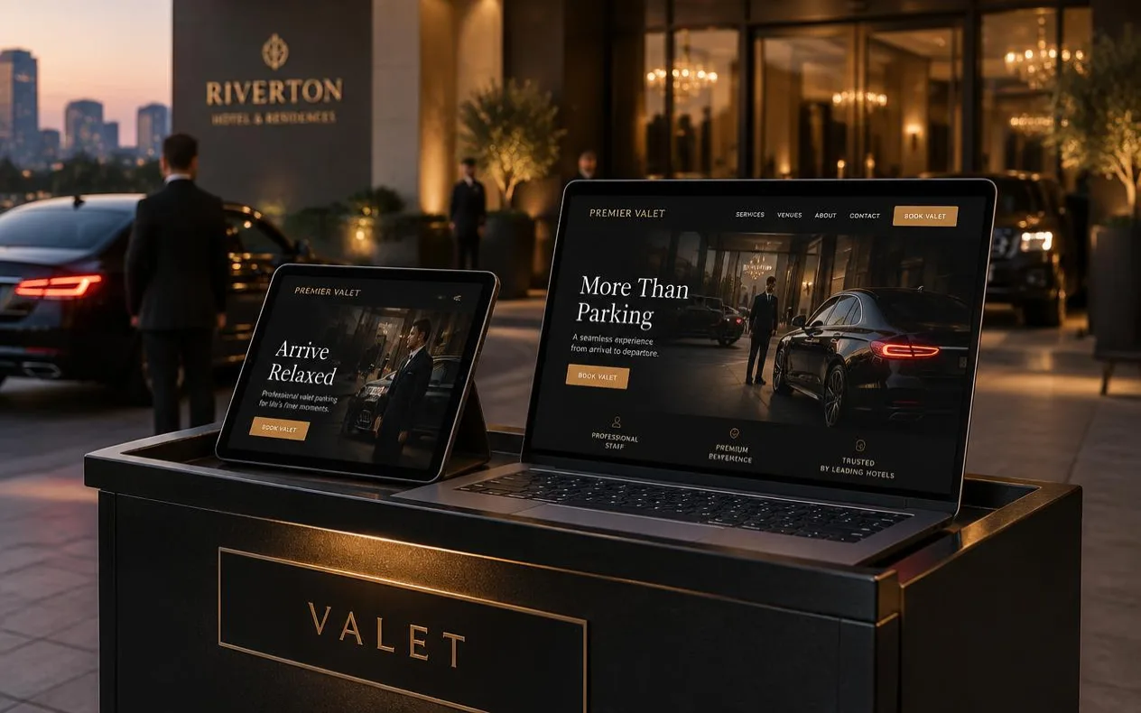 Conti Vale Hizmetleri Web Sitesi – mockup görseli