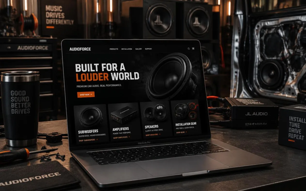 Roadstar Web Sitesi – mockup görseli